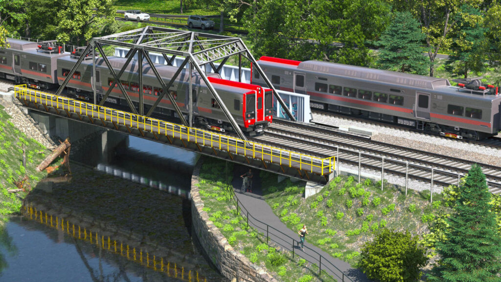 ARTCADTEC 3d rendering exterior architectural visualization Bronxville Bike Path Existing